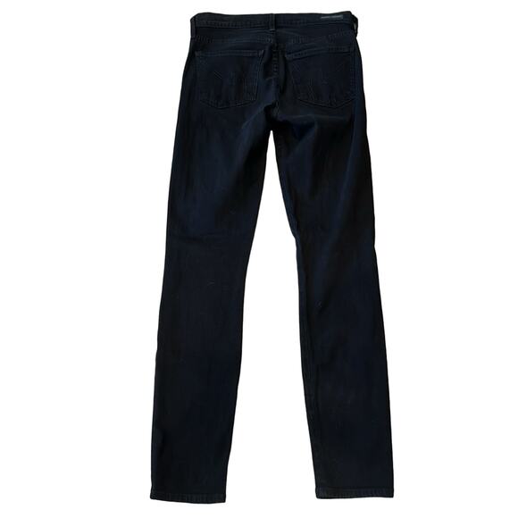 Citizens of Humanity Thompson Mid Rise Skinny Jean Black Size 26 - Picture 3 of 10